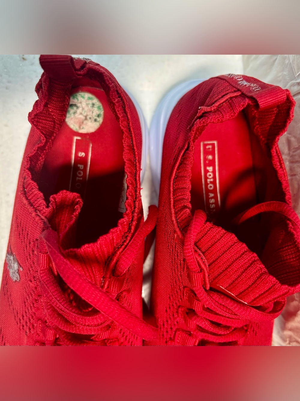 U.S. Polo Assn. Comfortable Running Walking Shoes Lace-Up Athletic Size 7.5 - Picture 15 of 15